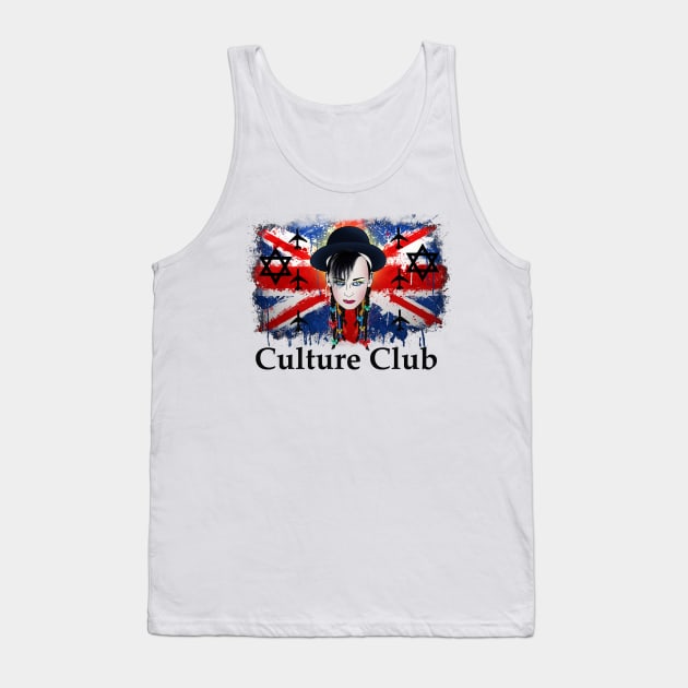 boy george 80s culture club Tank Top by MARK ASHKENAZI